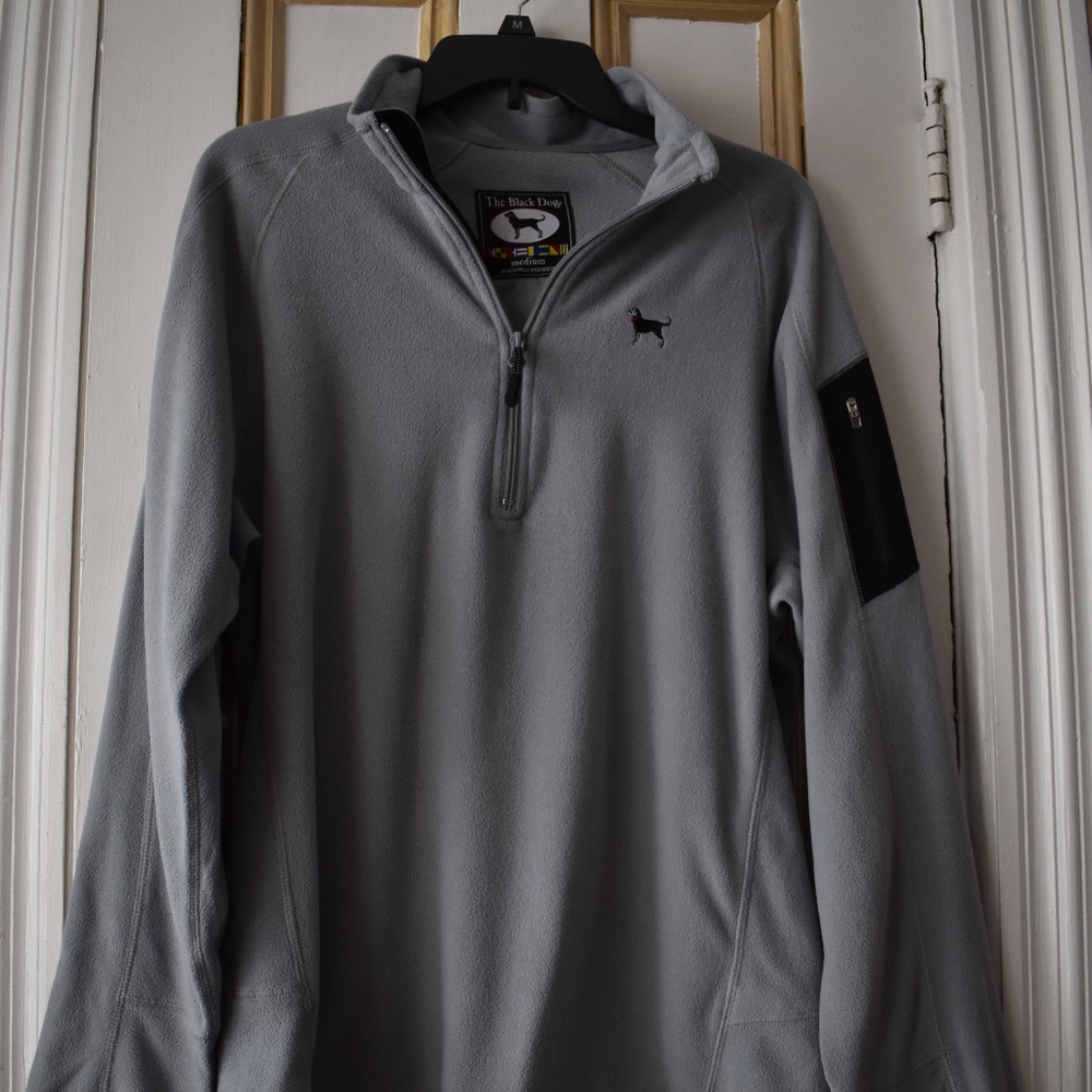 The Black Dog - Quarter zip - Fleece Pullover - Mens/M